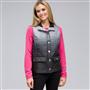 Mock Neck Quilted Vest, , small