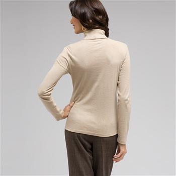 Long Sleeve Turtleneck Top, , large