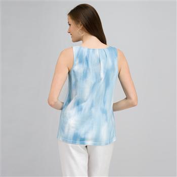 Crochet Yoke Tank., , large