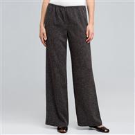 Pull On Neutral Pant, Black & Sugar, medium