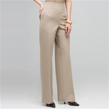 Elastic Waist Pant, Stone, large