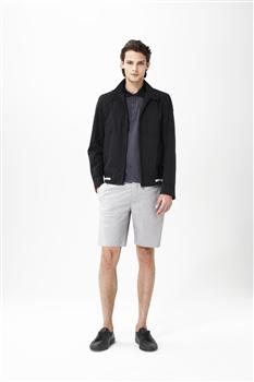 Straight Fit Shorts With Button Closure, , large