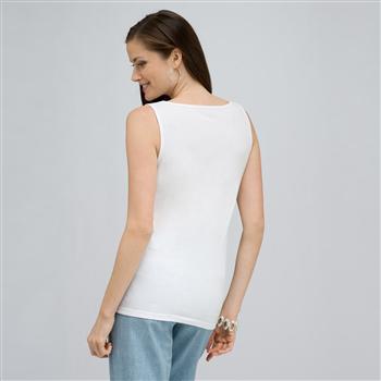 Floral Scoop Neck Tank., , large