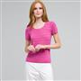 Maglia con scollo rotondo, Rosso ciliegia, small