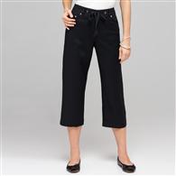 Classic Crop Pant, Black, medium