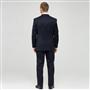 Navy Single Pleat Wool Suit, Navy, small