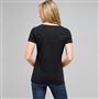 Short Sleeve Crew Neck, Black & White, small