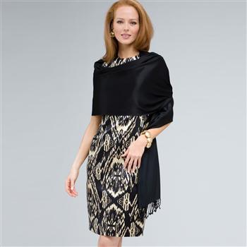 Classic Wrap, Black, large