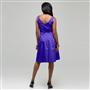 Belted Fit and Flare., Pansy, small