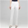 Straight Leg Pant., White, small