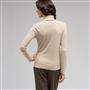 Long Sleeve Turtleneck Top, Panama Khaki, small