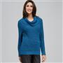 Pullover in punto tweed con collo ad anello, , small