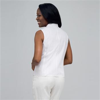 No-Iron Easy Care Sleeveless Shirt, , large