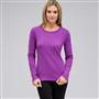 Maglia girocollo con manica lunga, Viola dei prati, small