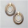 Double Hoop Clip On Earring, , small