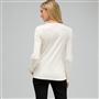 Maglia girocollo con manica lunga, Zucchero, small