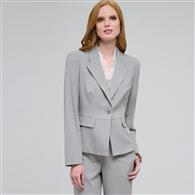 单扣外套, 暗蓝灰色, medium