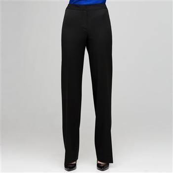 Pantalon sans pli, Noir, large