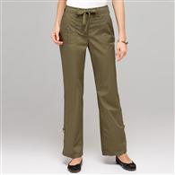 Pantaloni cargo arrotolati, verde giungla, medium