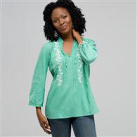 Camicia con manica 3/4, prateria, medium