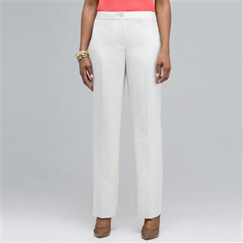 Washable Linen Slim Pant, , large