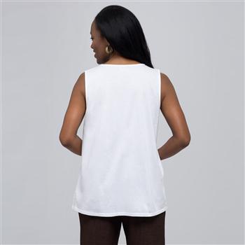 Shirred Front Tank., , large