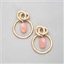 Pink Quartz Hoop Earring, , small