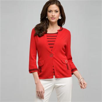 Relaxed Fit Cardigan, , large