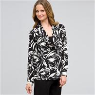 Maglia doppia stampata, Sale e pepe, medium