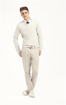 Front Rise Straight Leg Pants, , large