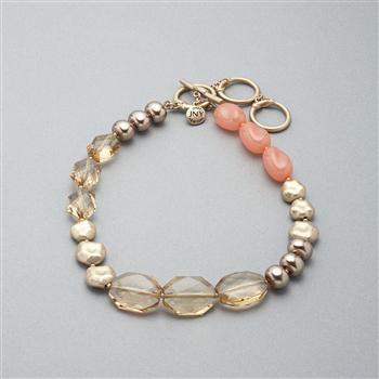 Pink and Gold Necklace, , large