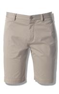 Pantaloncini in cotone a taglio dritto, Beige, medium