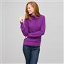 Maglione in cotone a collo alto, Viola dei prati, small