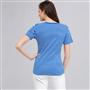 Short Sleeve Shell, riviera blue & white, small