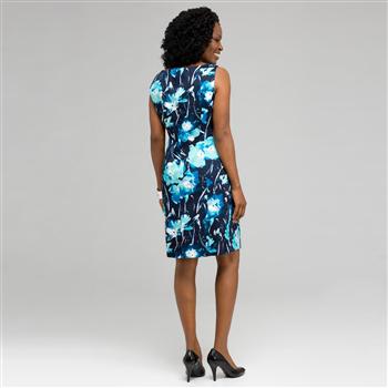 Floral Sheath Dress, , large