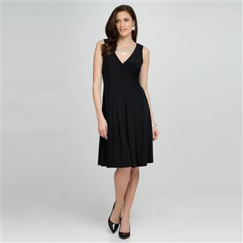 V-Neck Dress (Plus), , large