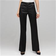 ブーツレッグパンツ, ブラック & ホワイト, medium