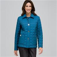 Quilted Jacket, royal, medium