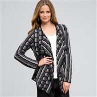 Cardigan operato aperto sul davanti, Sale e pepe, medium