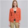 Cardigan con annodatura frontale, Corallo arancione, small