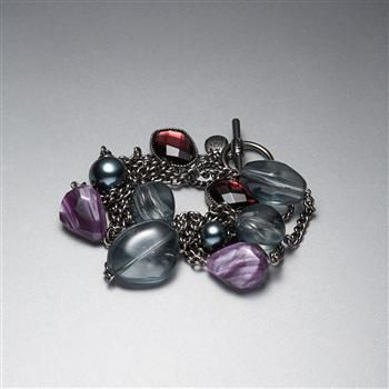Light Hematite Bracelet, , large