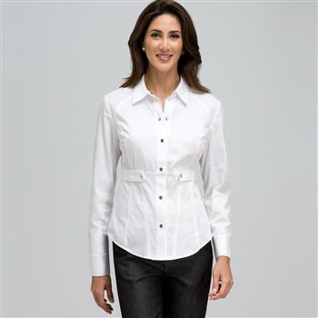 Fitted Seamed Shirt, , large