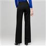 Flat Front Pant, Black, small