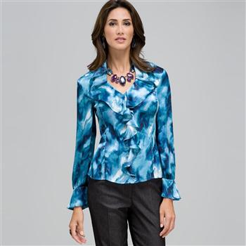 Ruffled Blouse, , large