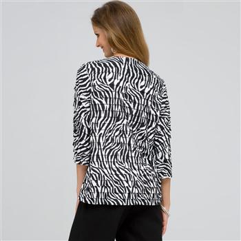 Open Front Ruffle Cardigan, , large