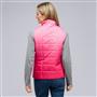 Mock Neck Quilted Vest, Begonia Multi, small