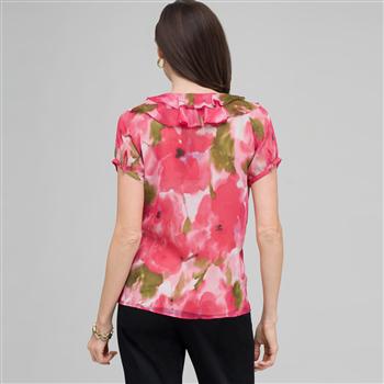 Ruffle Front Blouse., , large