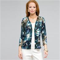 Cardigan fantasia foresta pluviale, M&eacute;lange, medium