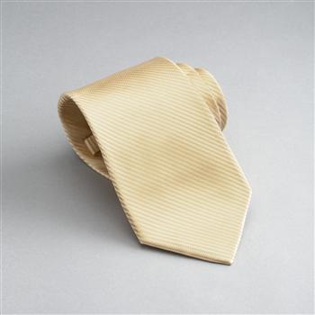 Solid Silk Tie, Yellow, large