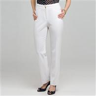 Pantaloni a gamba dritta, Bianco, medium